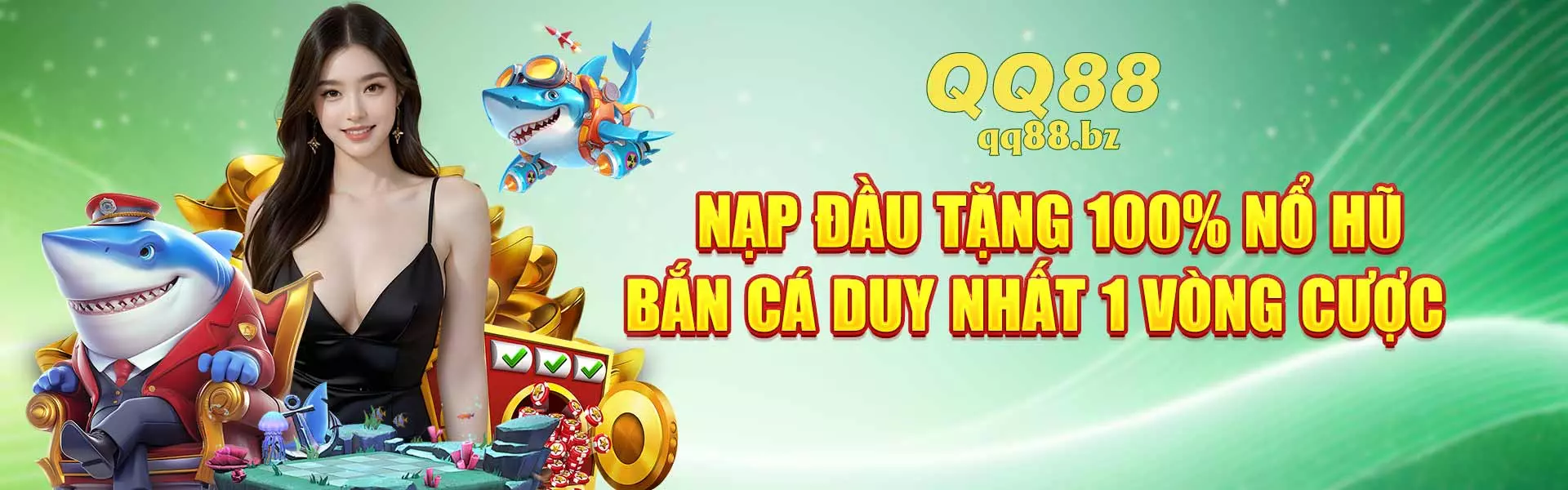 Nạp đầu tặng 100% QQ88